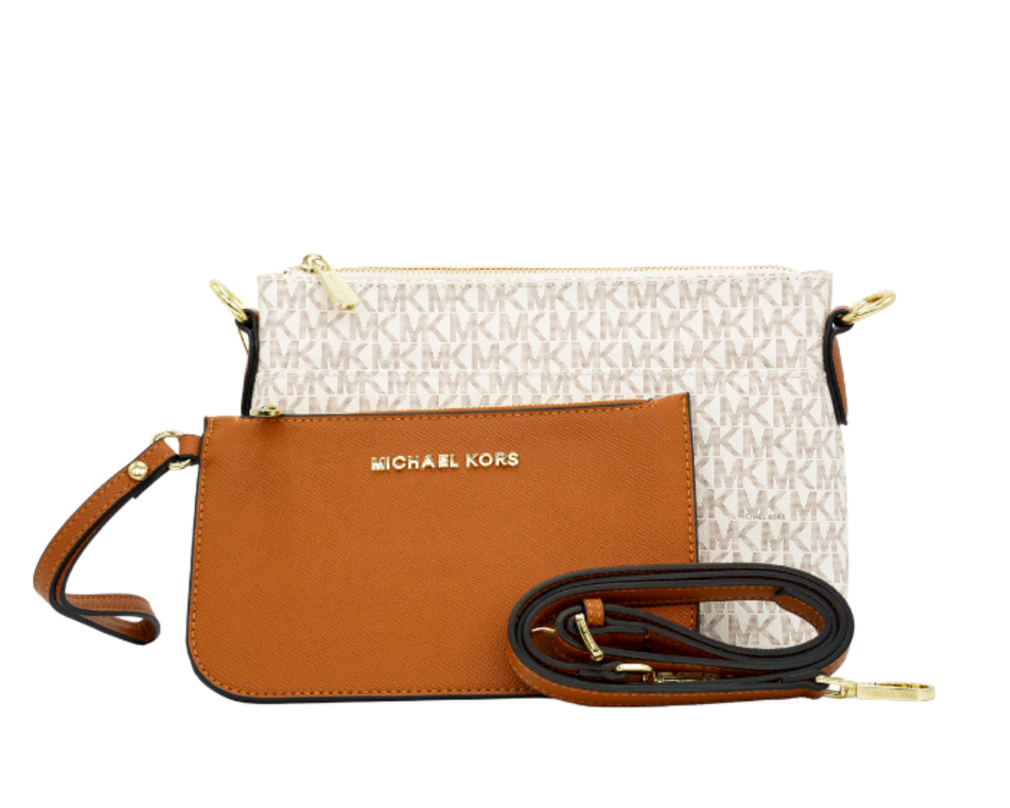 Michael Kors Signature 3-in-1 Multi-Pouch Crossbody Bag