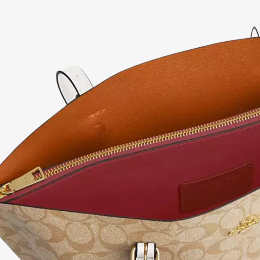 Luxury Beige Monogram Tote Bag for Women – Premium Shoulder Handbag | Elegant Ladies Carry Bag.