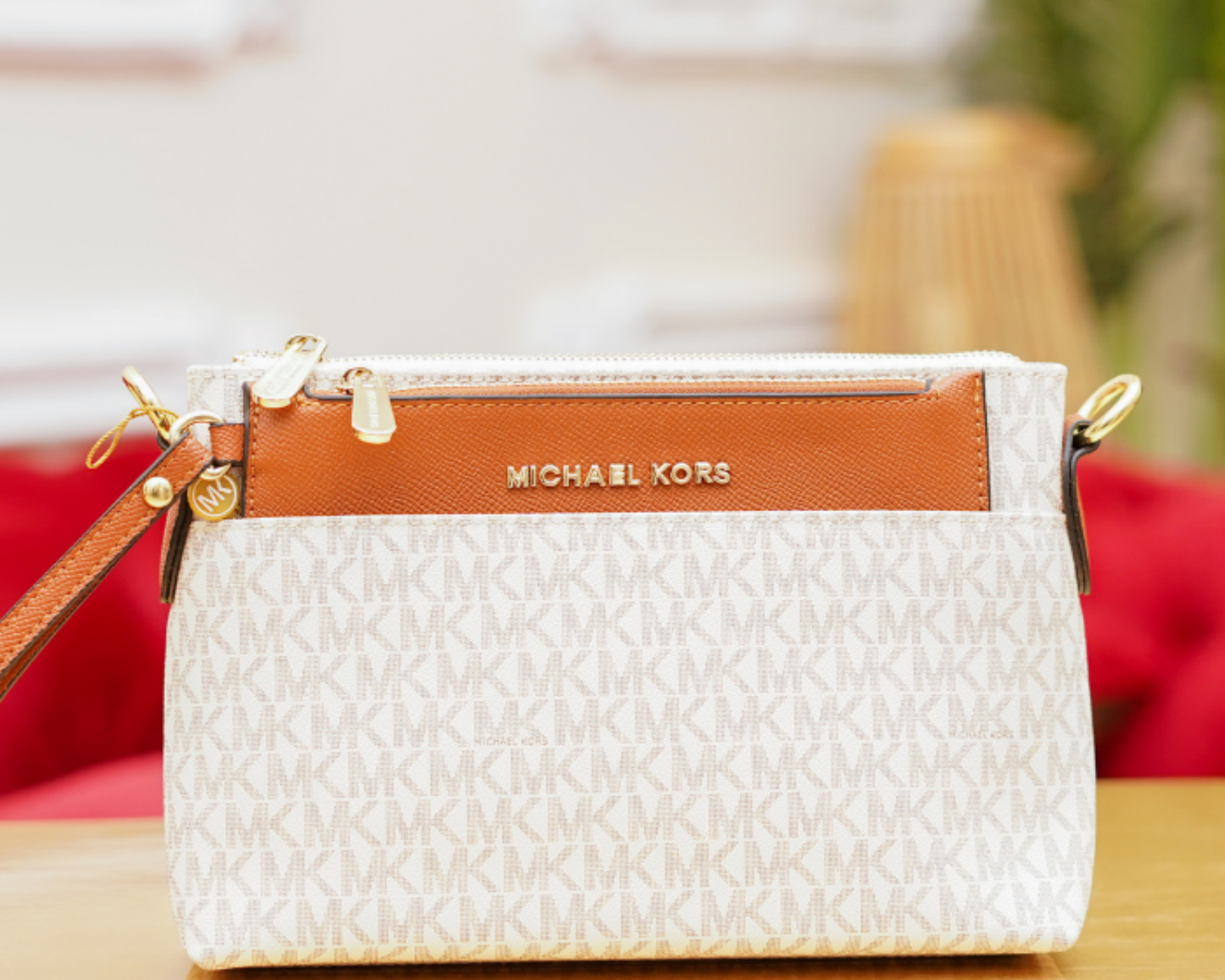 Michael Kors Signature 3-in-1 Multi-Pouch Crossbody Bag