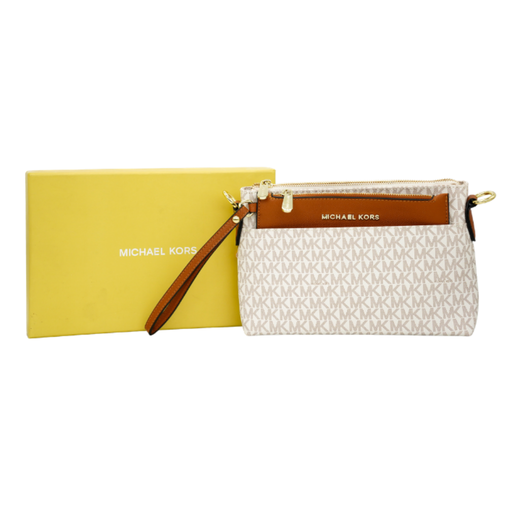Michael Kors Signature 3-in-1 Multi-Pouch Crossbody Bag