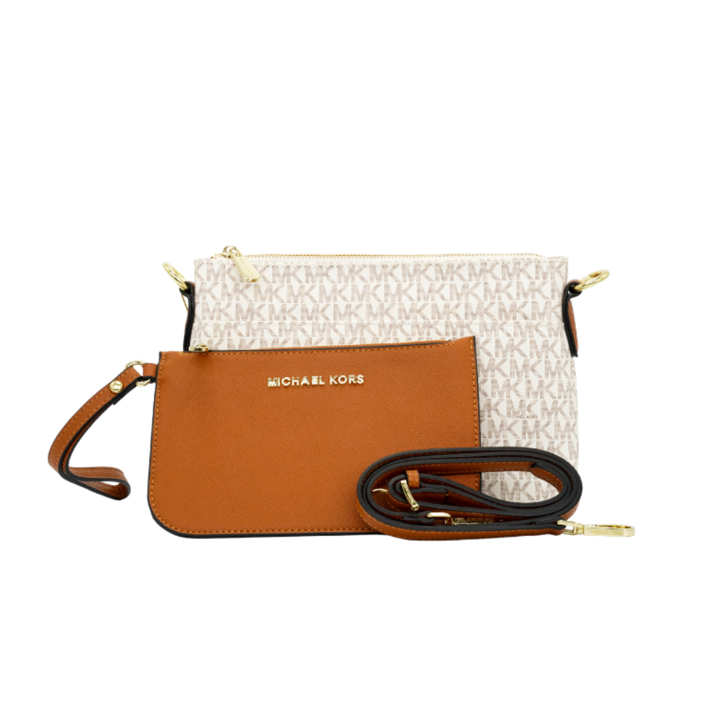 Michael Kors Signature 3-in-1 Multi-Pouch Crossbody Bag