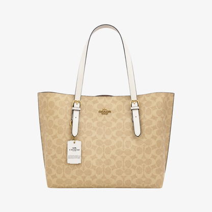 Luxury Beige Monogram Tote Bag for Women – Premium Shoulder Handbag | Elegant Ladies Carry Bag.