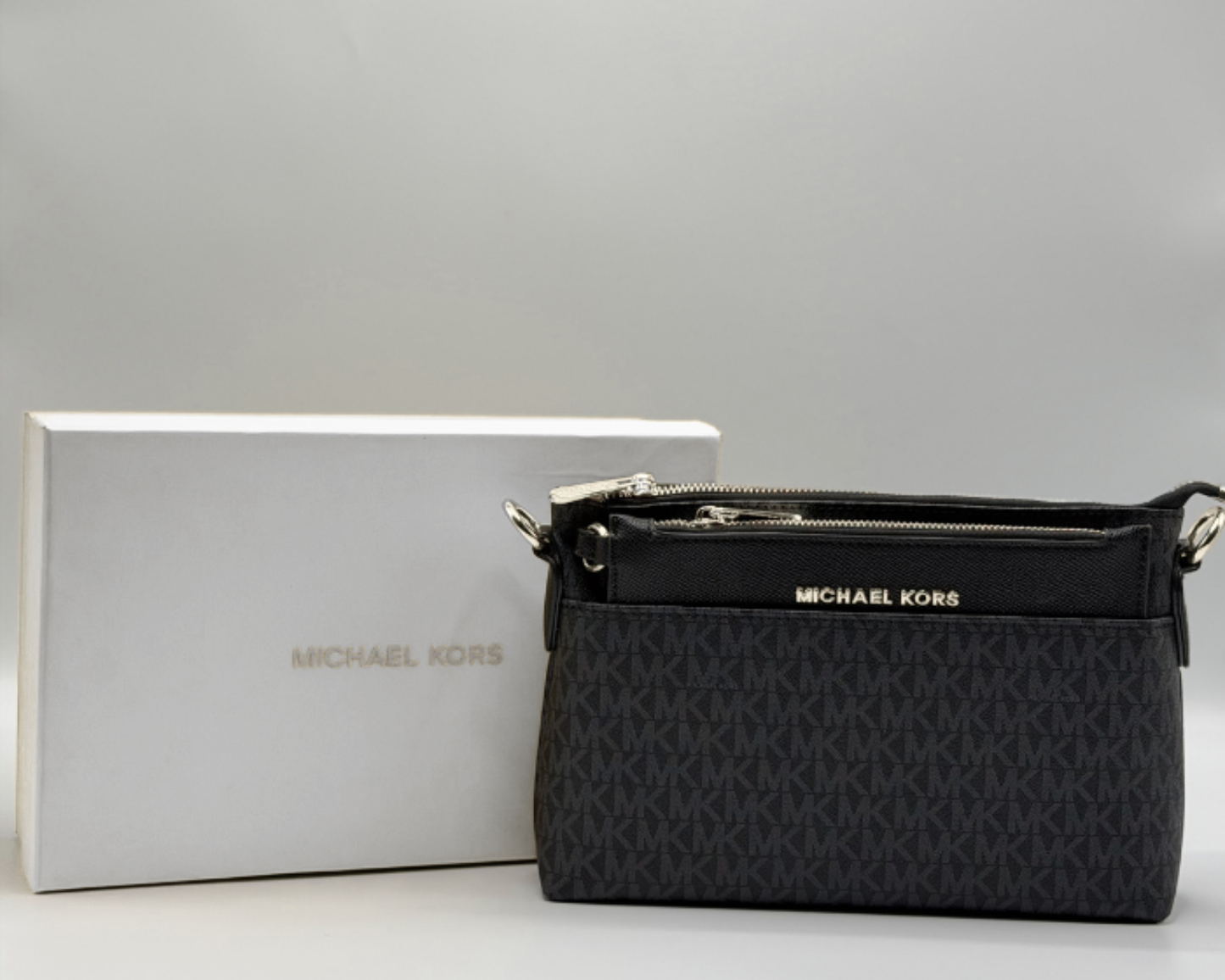 Michael Kors Signature 3-in-1 Multi-Pouch Crossbody Bag