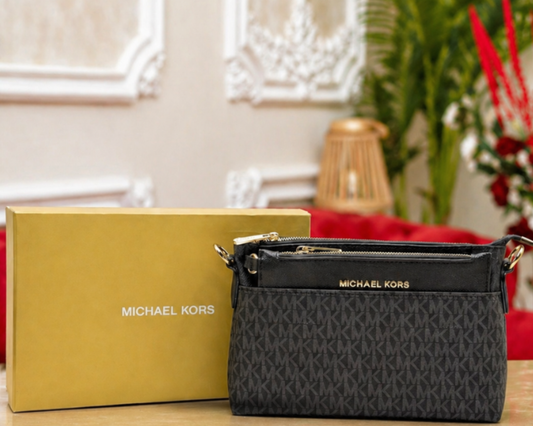 Michael Kors Signature 3-in-1 Multi-Pouch Crossbody Bag
